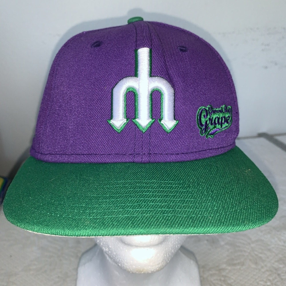 Seattle Mariners New Era 59Fifty Big League Chew Fitted 7 1/4 Grape Trident